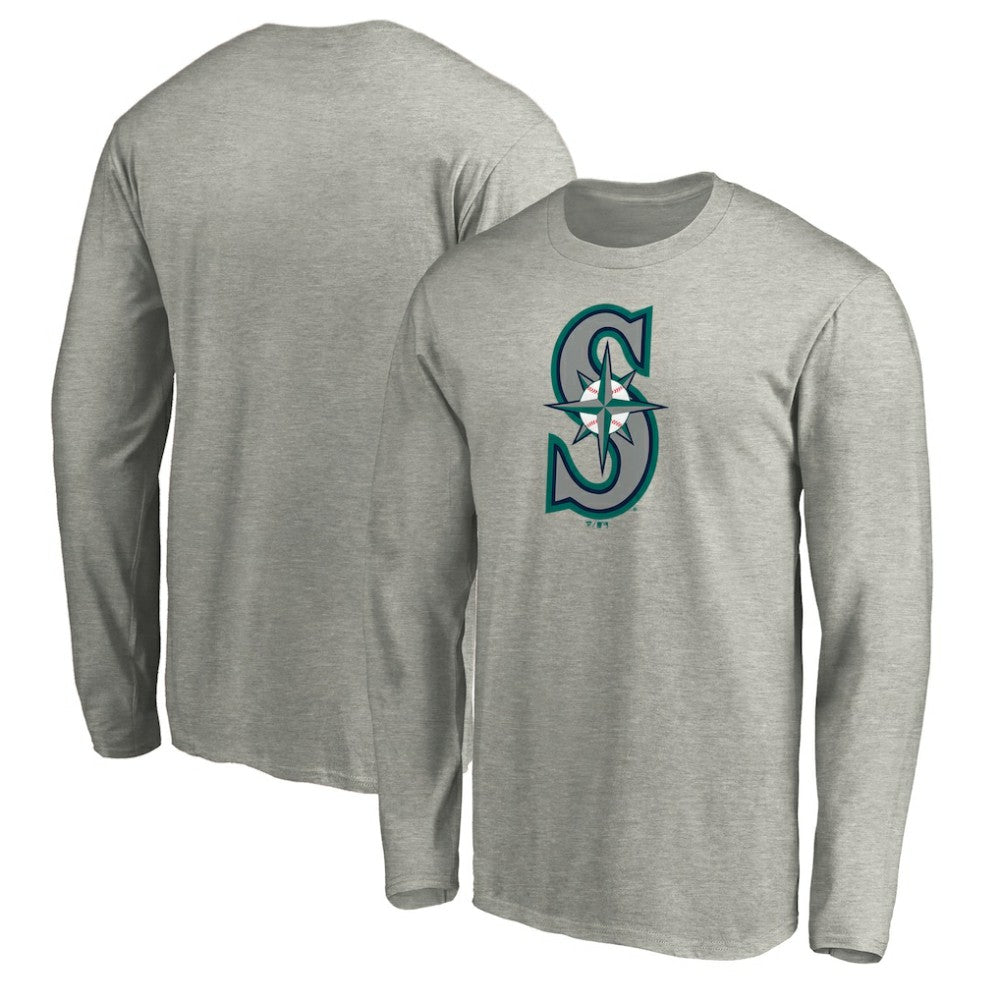 Seattle Mariners Official Team Logo Long Sleeve T-Shirt | MLB Online