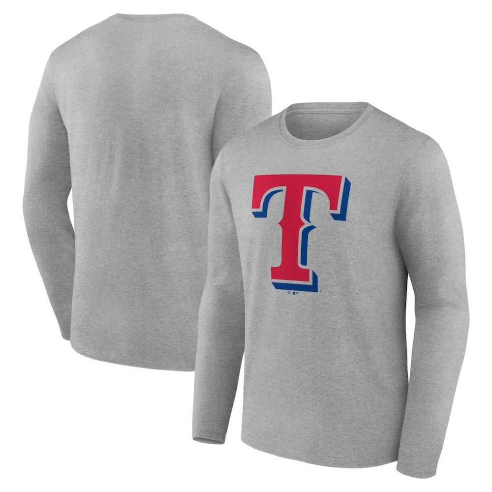 Texas Rangers Official Team Logo Long Sleeve T-Shirt | MLB Near me