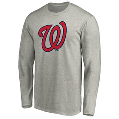 Washington Nationals Official Team Logo Long Sleeve T-Shirt | MLB Discount