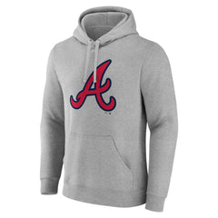 Atlanta Braves Official Logo Fitted Pullover Hoodie | MLB Outlet