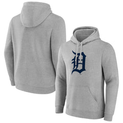 Detroit Tigers Official Logo Fitted Pullover Hoodie | MLB New