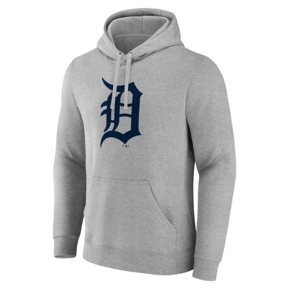 Detroit Tigers Official Logo Fitted Pullover Hoodie | MLB New