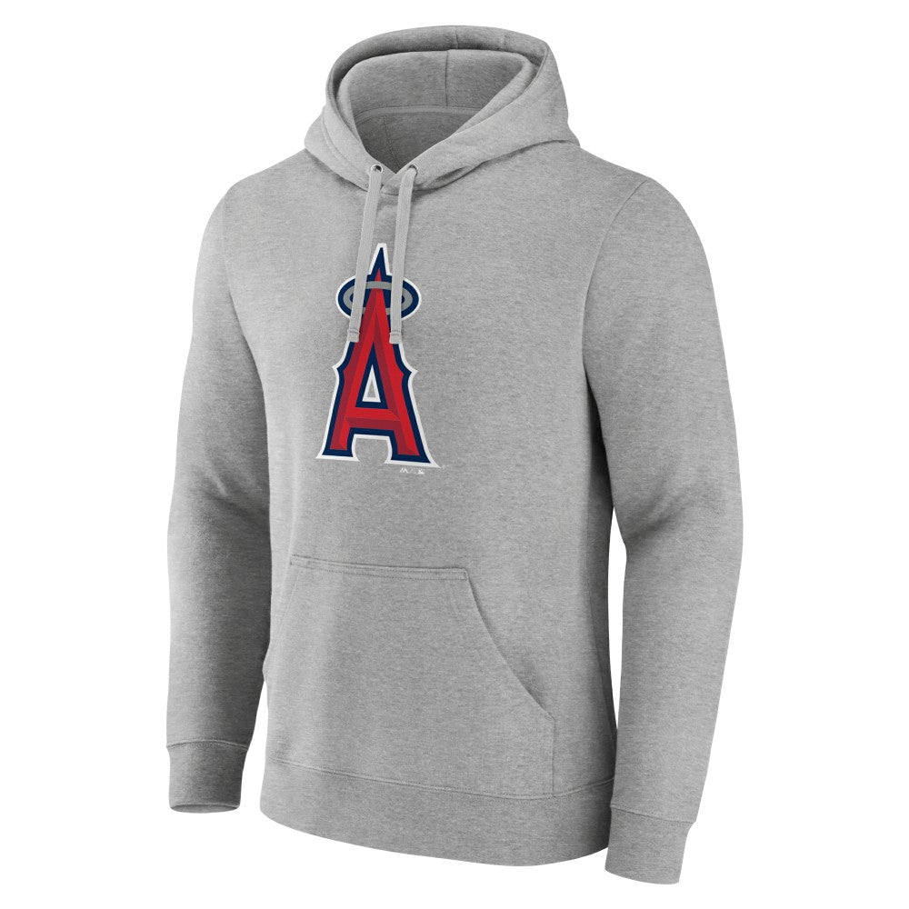 Los Angeles Angels Official Logo Fitted Pullover Hoodie | MLB For sale