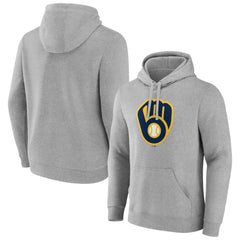 Milwaukee Brewers Official Logo Fitted Pullover Hoodie | MLB Sale