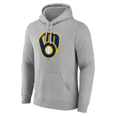 Milwaukee Brewers Official Logo Fitted Pullover Hoodie | MLB Sale
