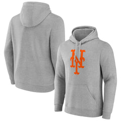 New York Mets Official Logo Fitted Pullover Hoodie | MLB New