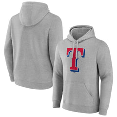 Texas Rangers Official Logo Fitted Pullover Hoodie | MLB Discount
