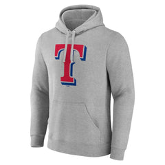 Texas Rangers Official Logo Fitted Pullover Hoodie | MLB Discount