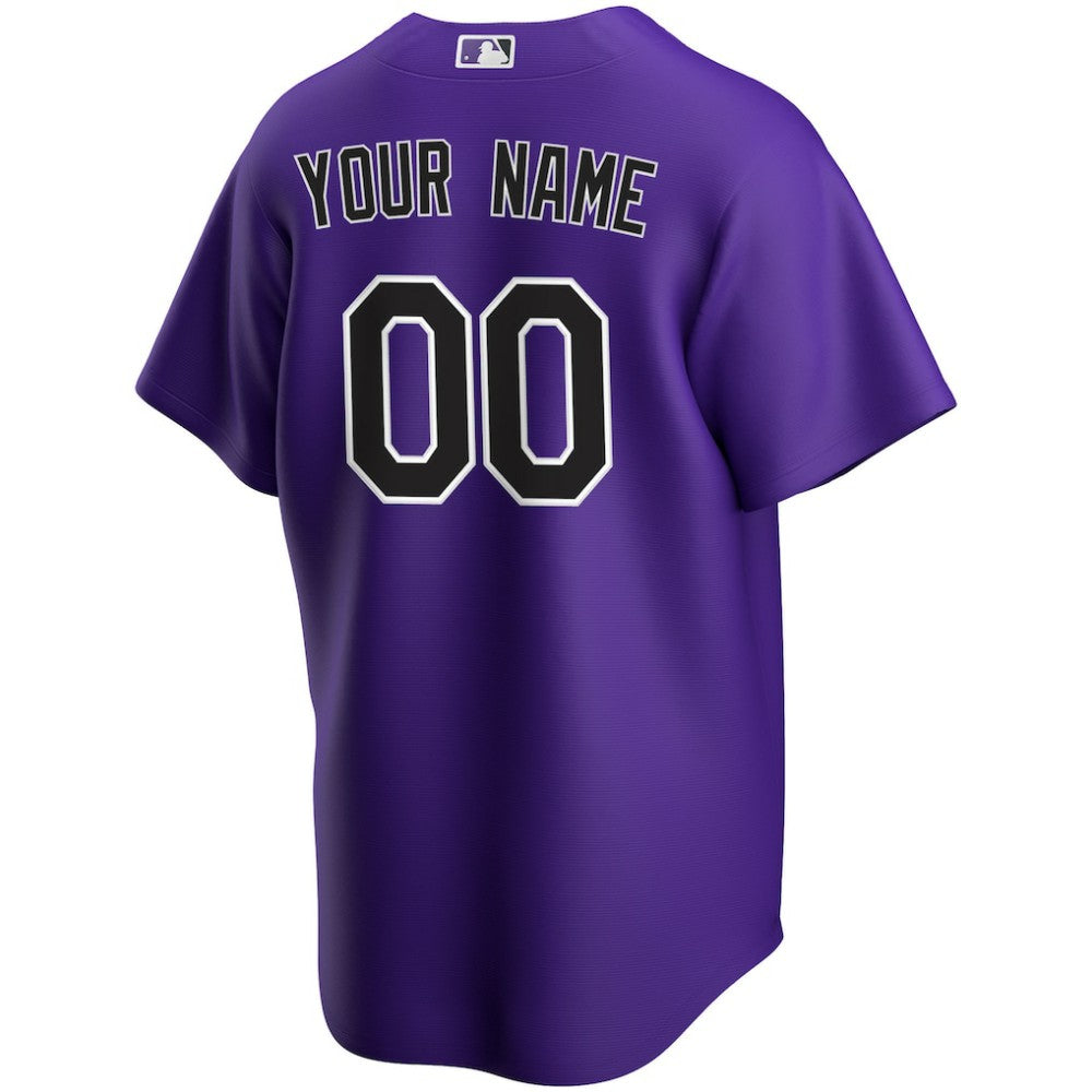 Colorado Rockies Nike Alternate Replica Custom Jersey | MLB Online