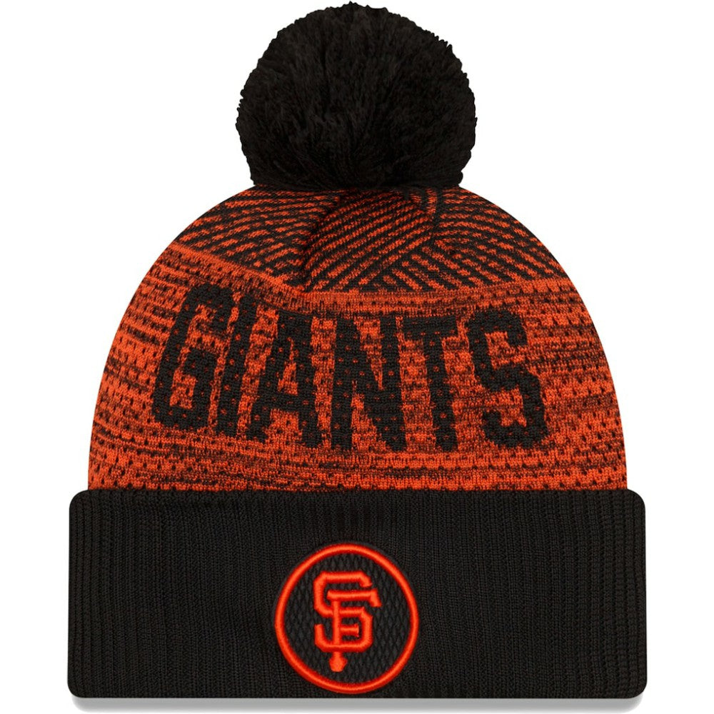 San Francisco Giants New Era Authentic Collection Sport Cuffed Knit Hat with Pom | MLB Sale