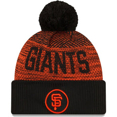 San Francisco Giants New Era Authentic Collection Sport Cuffed Knit Hat with Pom | MLB Sale