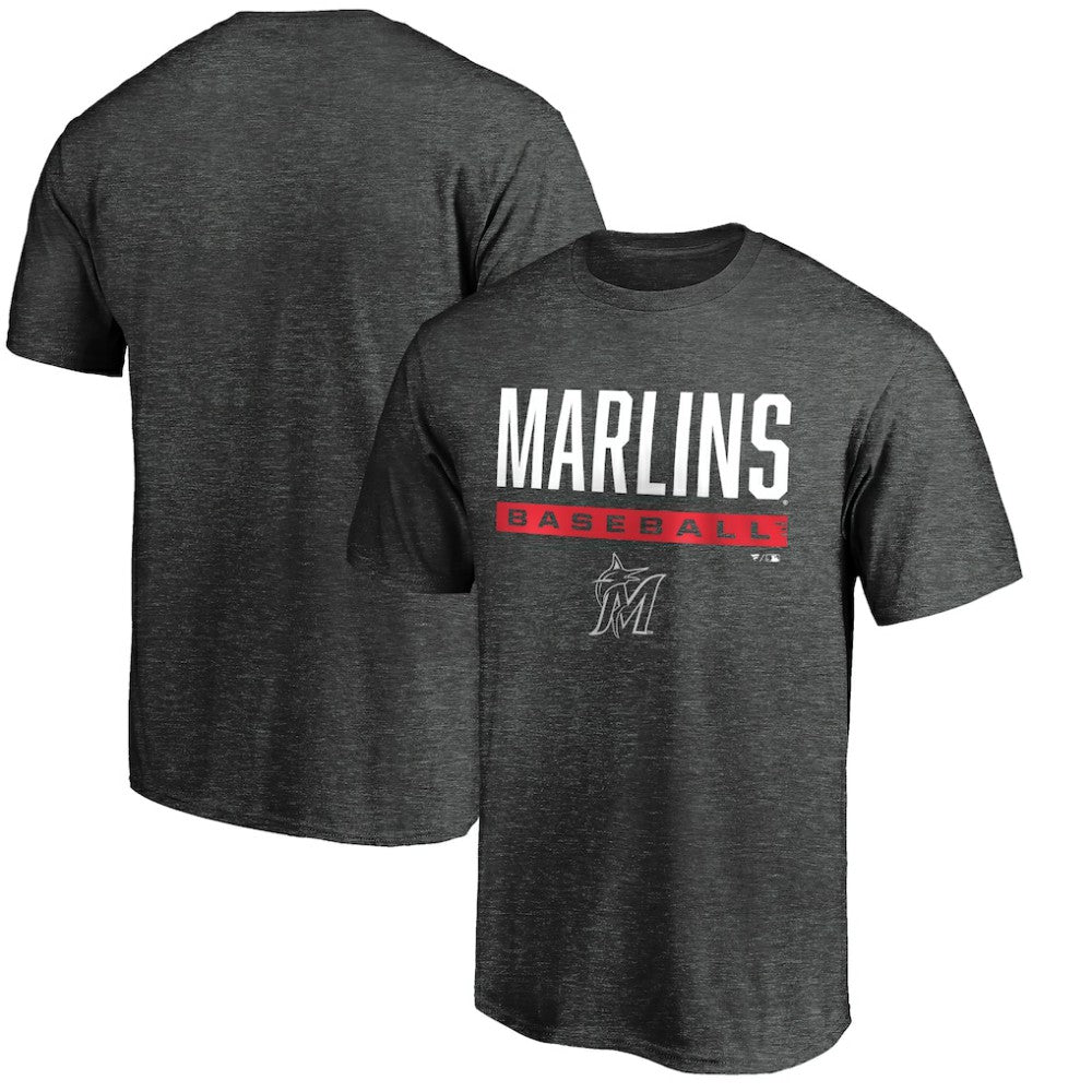 Miami Marlins Win Stripe Logo T-Shirt II | MLB New