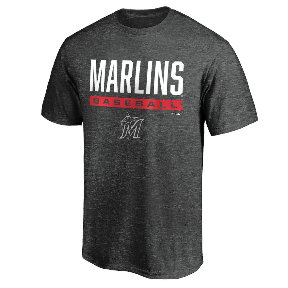 Miami Marlins Win Stripe Logo T-Shirt II | MLB New