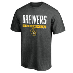 Milwaukee Brewers Win Stripe Logo T-Shirt | MLB New
