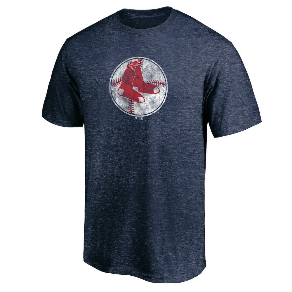 Boston Red Sox Cooperstown Collection True Classics Throwback Logo Tri-Blend T-Shirt | MLB On Sale
