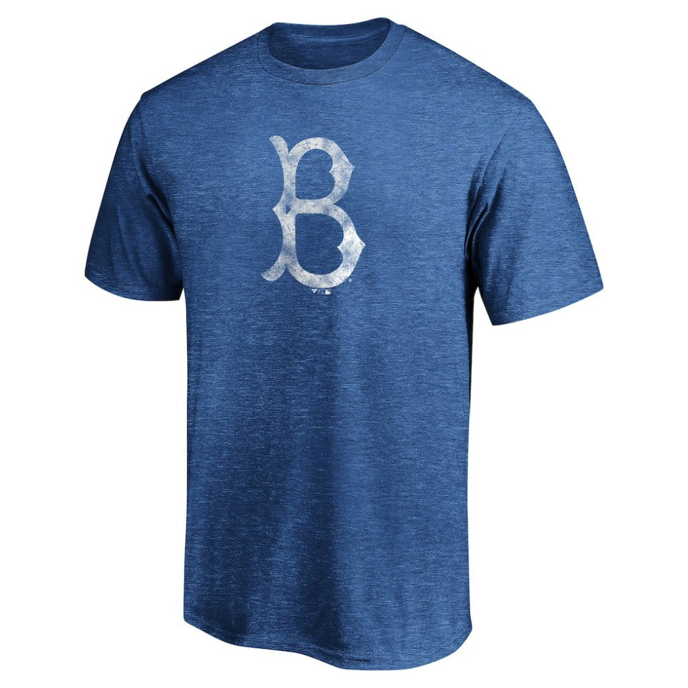 Brooklyn Dodgers Cooperstown Collection True Classics Throwback Logo Tri-Blend T-Shirt | MLB For sale