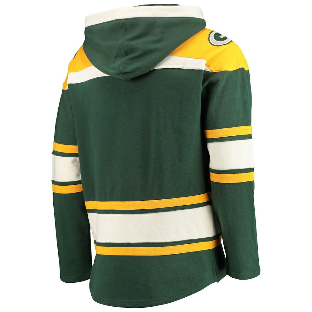 Green Bay Packers 47 brand '47 Lacer V-Neck Pullover Hoodie