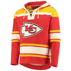 Kansas City Chiefs 47 brand '47 Lacer V-Neck Pullover Hoodie