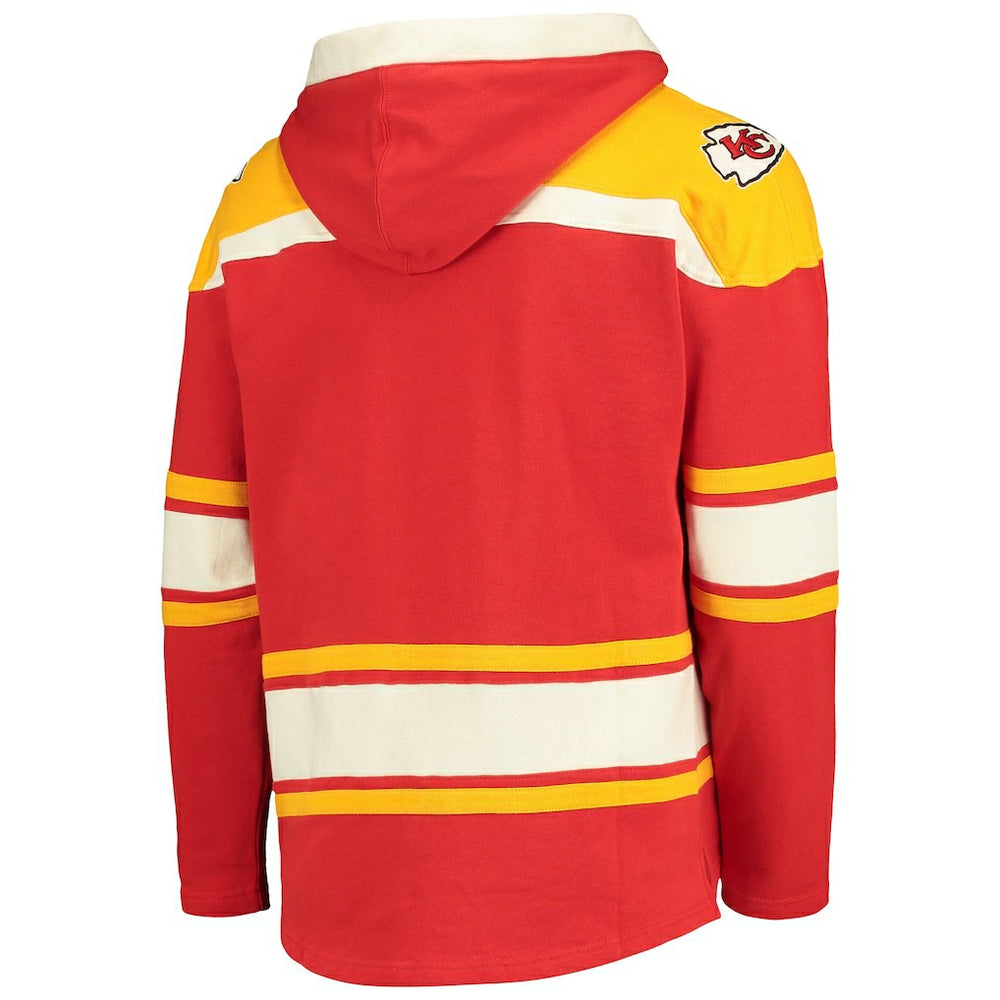 Kansas City Chiefs 47 brand '47 Lacer V-Neck Pullover Hoodie
