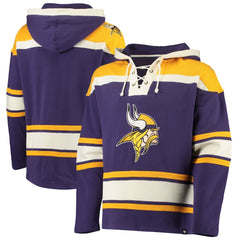 Minnesota Vikings 47 brand '47 Lacer V-Neck Pullover Hoodie
