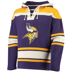 Minnesota Vikings 47 brand '47 Lacer V-Neck Pullover Hoodie