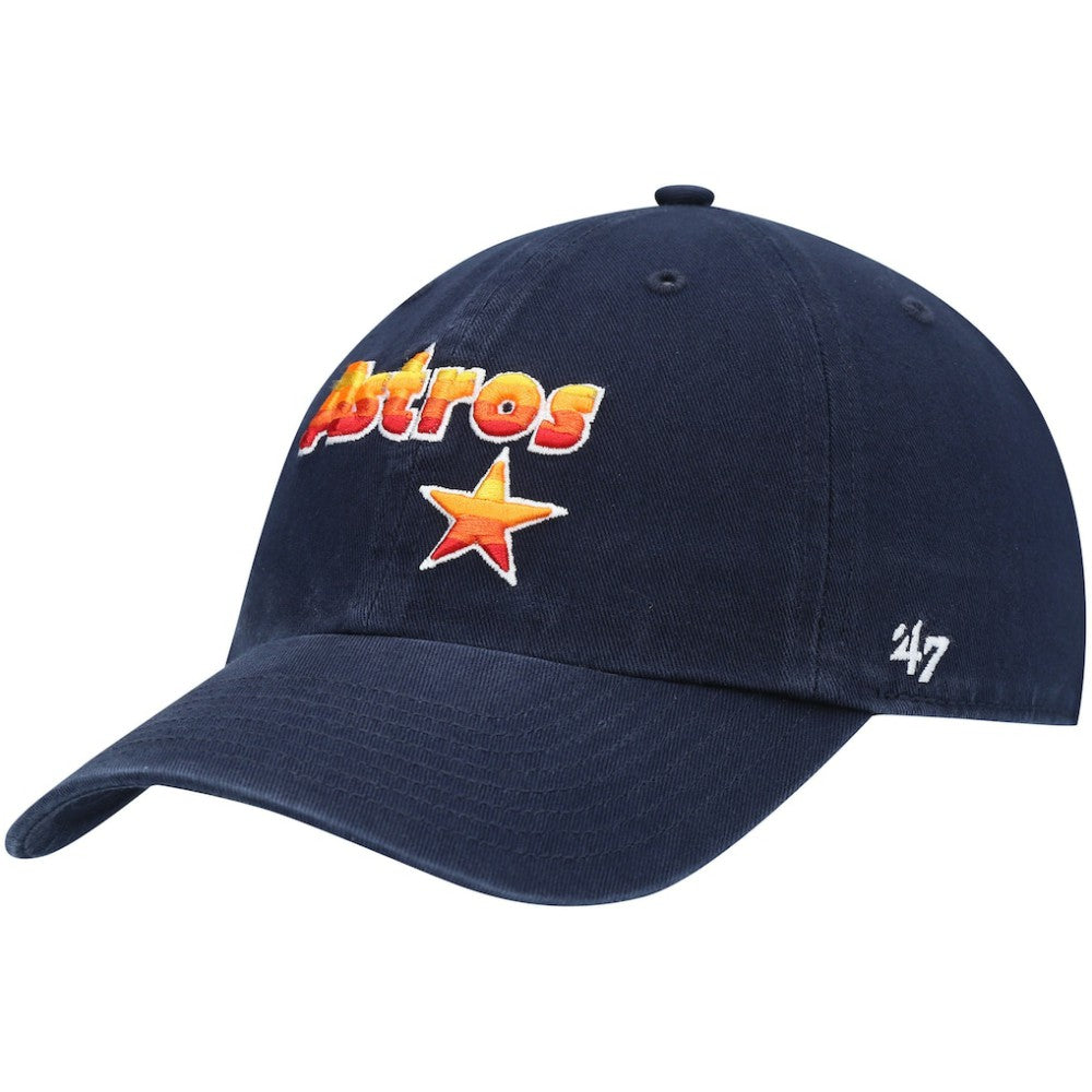 Houston Astros '47 Logo Cooperstown Collection Clean Up Adjustable Hat | MLB For sale