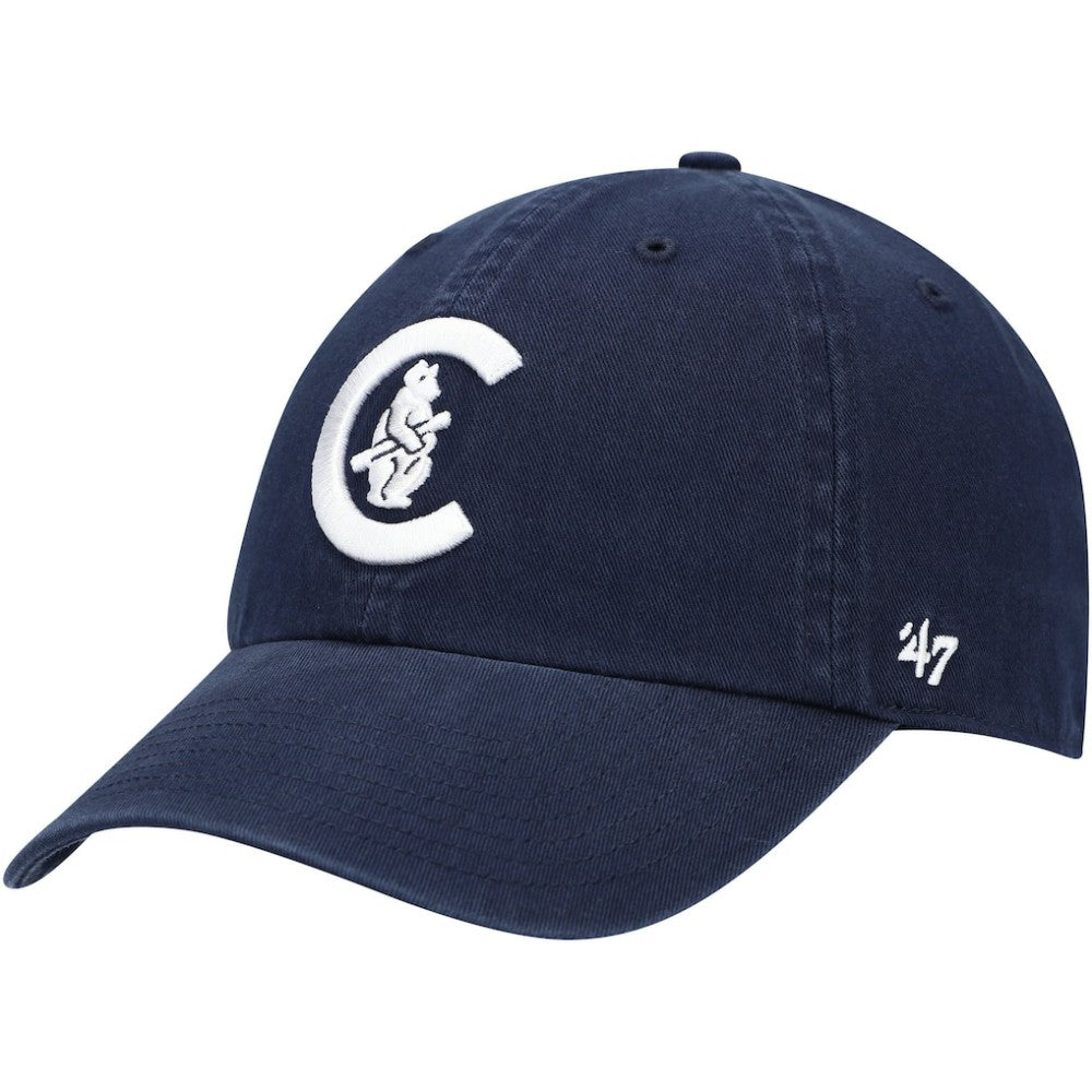Chicago Cubs '47 C Bear Logo Cooperstown Collection Clean Up Adjustable Hat | MLB Shop