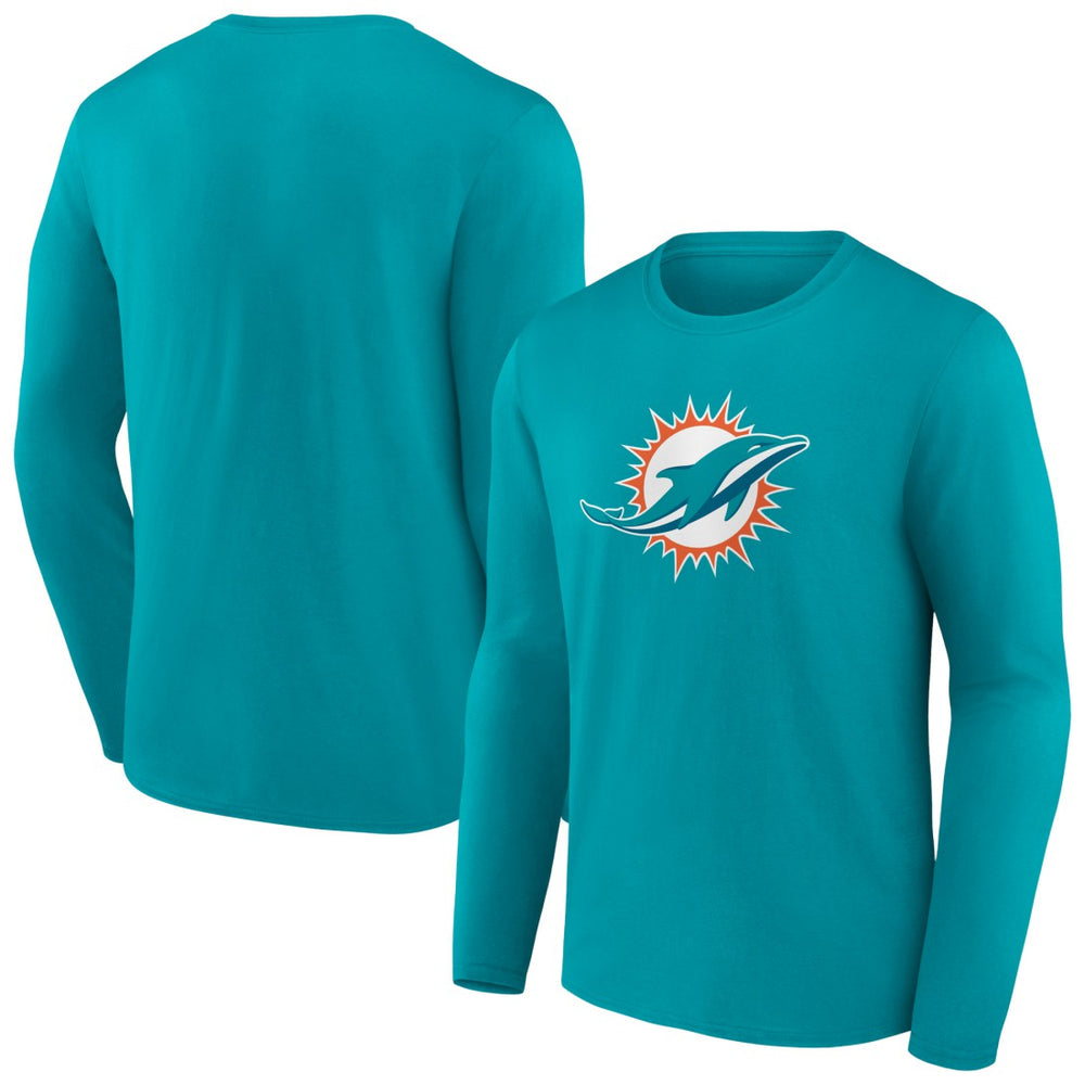 Miami Dolphins  Primary Team Logo Long Sleeve T-Shirt