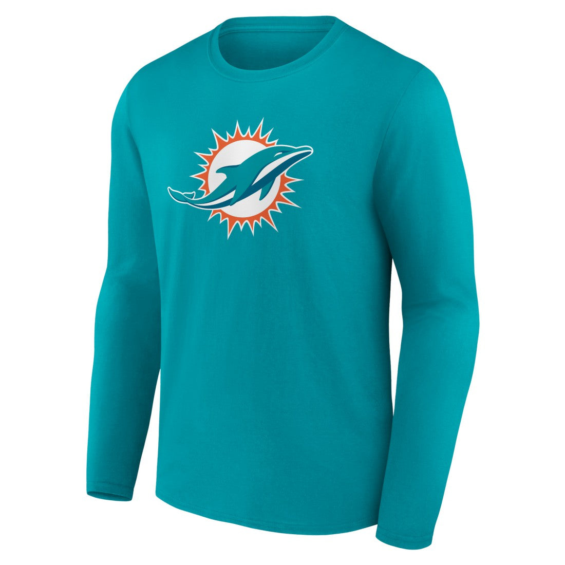 Miami Dolphins  Primary Team Logo Long Sleeve T-Shirt