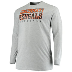 Cincinnati Bengals Fanatics Big & Tall Practice Long Sleeve T-Shirt