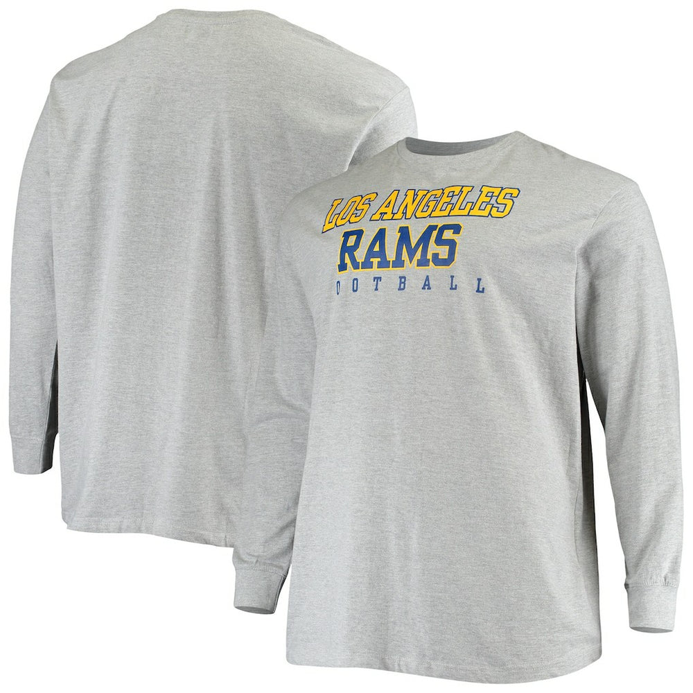 Los Angeles Rams Fanatics Big & Tall Practice Long Sleeve T-Shirt