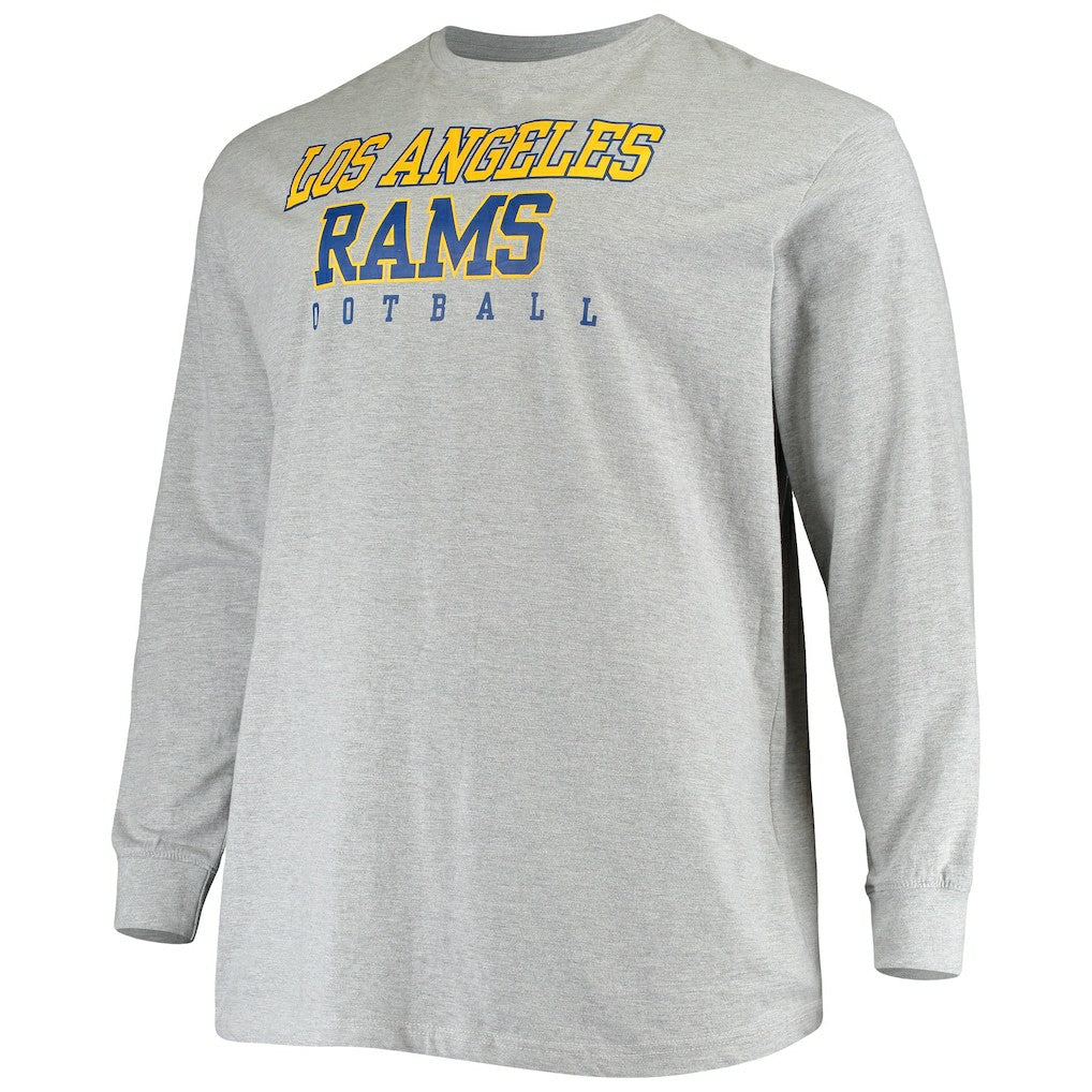 Los Angeles Rams Fanatics Big & Tall Practice Long Sleeve T-Shirt