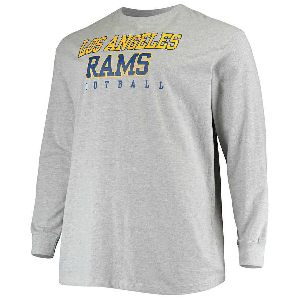 Los Angeles Rams Fanatics Big & Tall Practice Long Sleeve T-Shirt