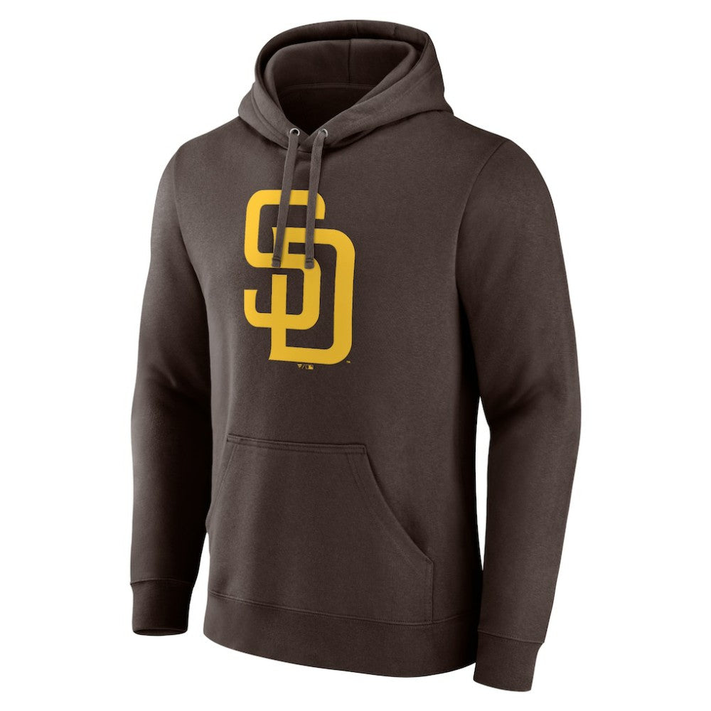 San Diego Padres Official Logo Fitted Pullover Hoodie | MLB Outlet