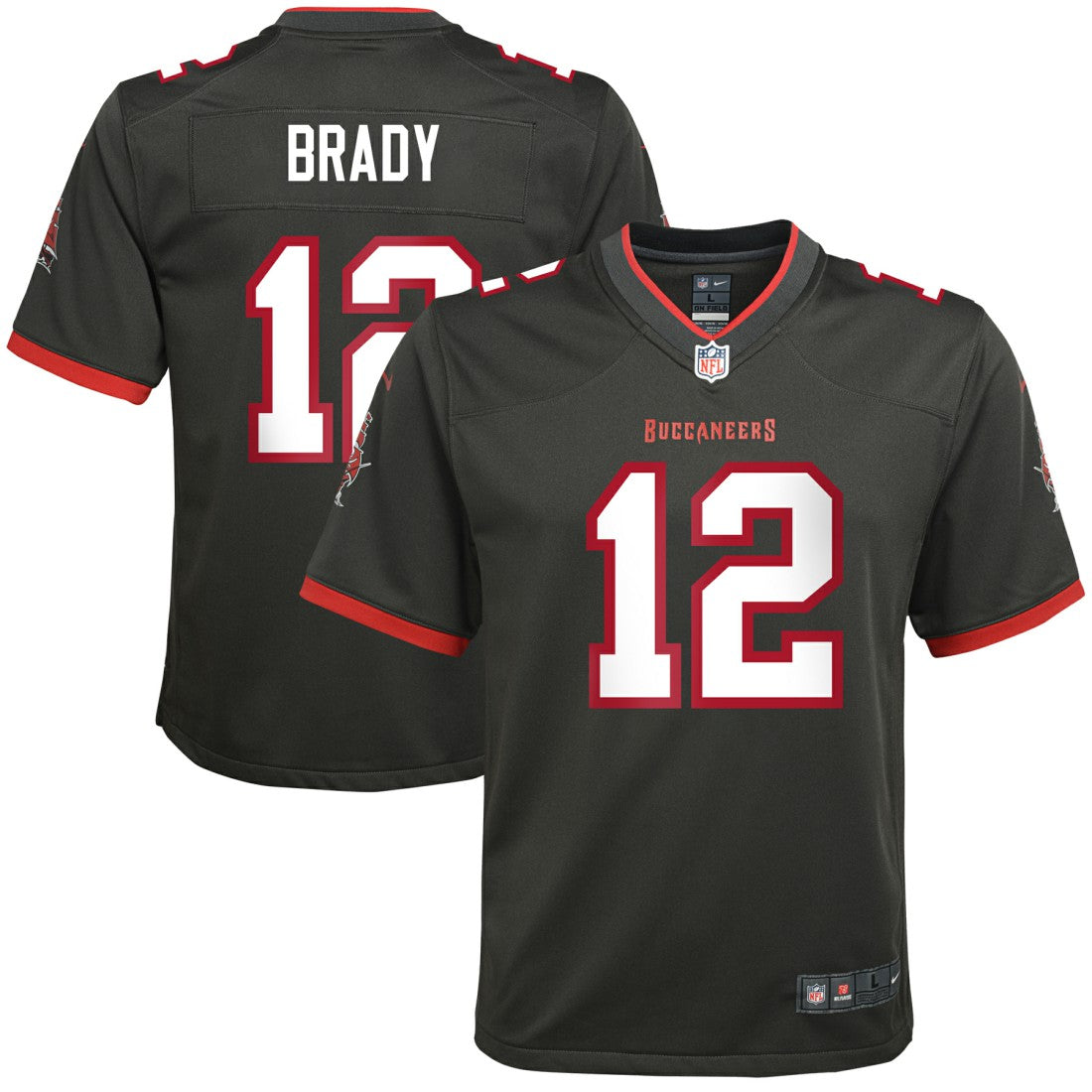 Tampa Bay Buccaneers Nike Tom Brady  Youth Alternate Game Jersey