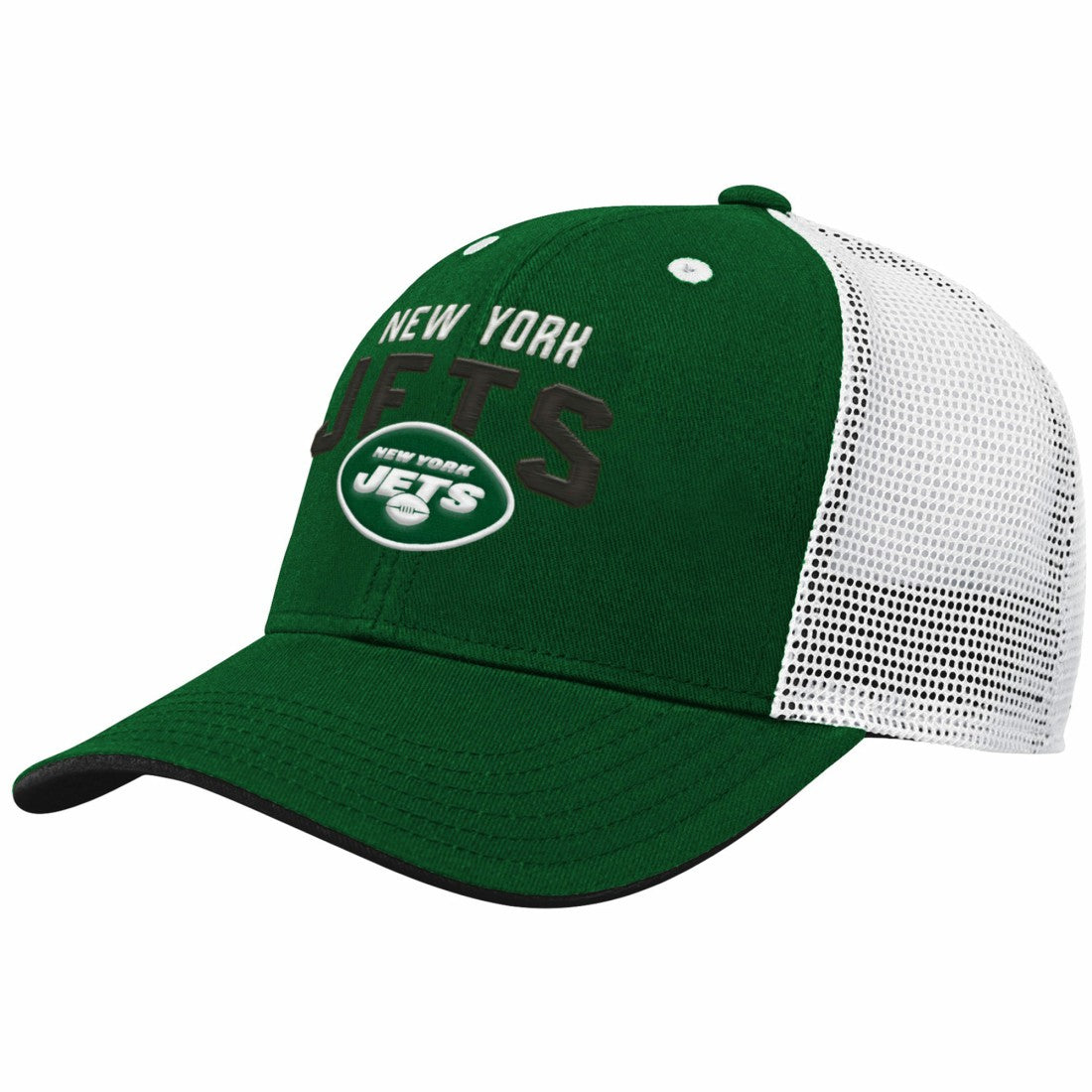 New York Jets  Youth Core Lockup Adjustable Hat