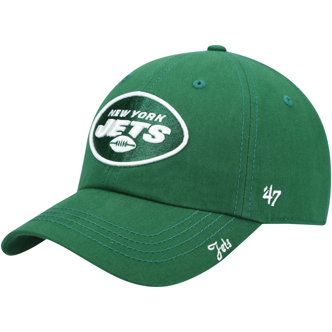New York Jets 47 brand '47 Women's Miata Clean Up Primary Adjustable Hat