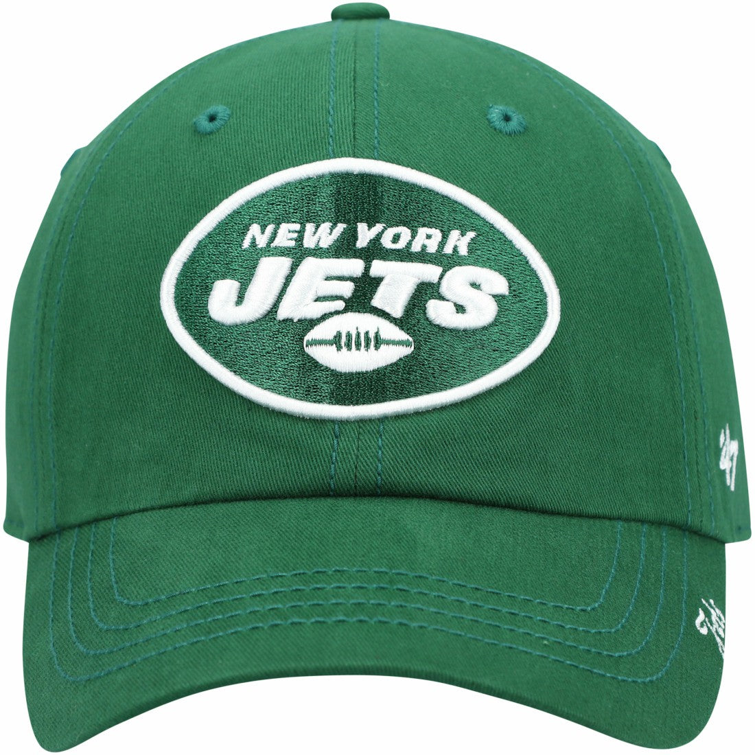 New York Jets 47 brand '47 Women's Miata Clean Up Primary Adjustable Hat