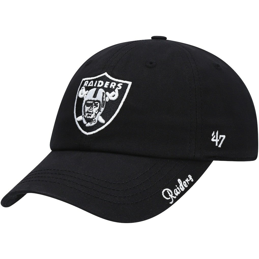 Las Vegas Raiders 47 brand '47 Women's Miata Clean Up Primary Adjustable Hat