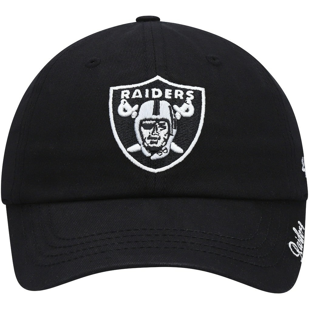 Las Vegas Raiders 47 brand '47 Women's Miata Clean Up Primary Adjustable Hat