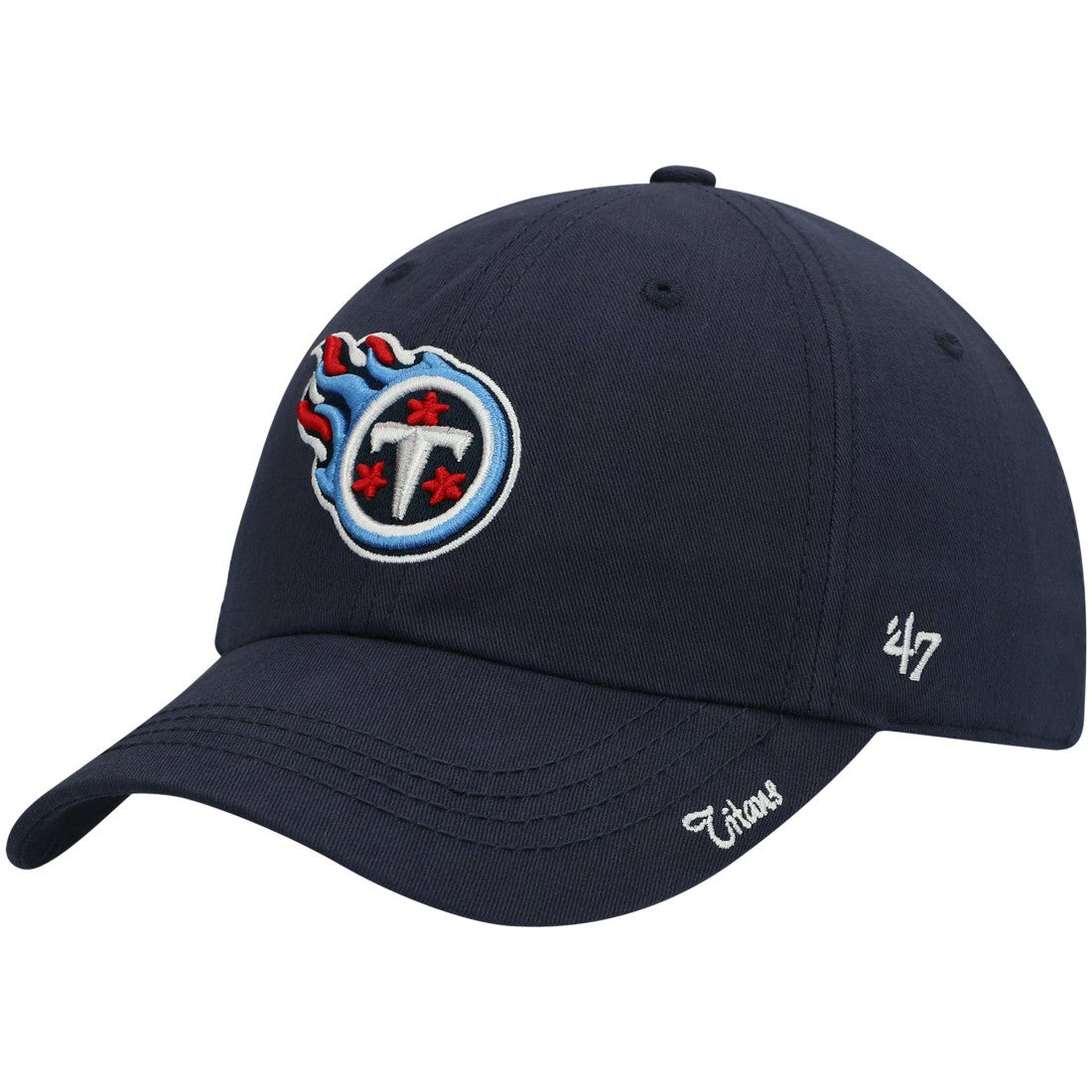 Tennessee Titans 47 brand '47 Women's Miata Clean Up Primary Adjustable Hat