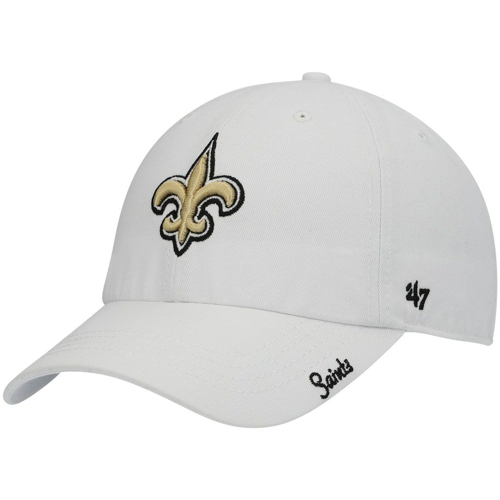 New Orleans Saints 47 brand '47 Women's Miata Clean Up Logo Adjustable Hat