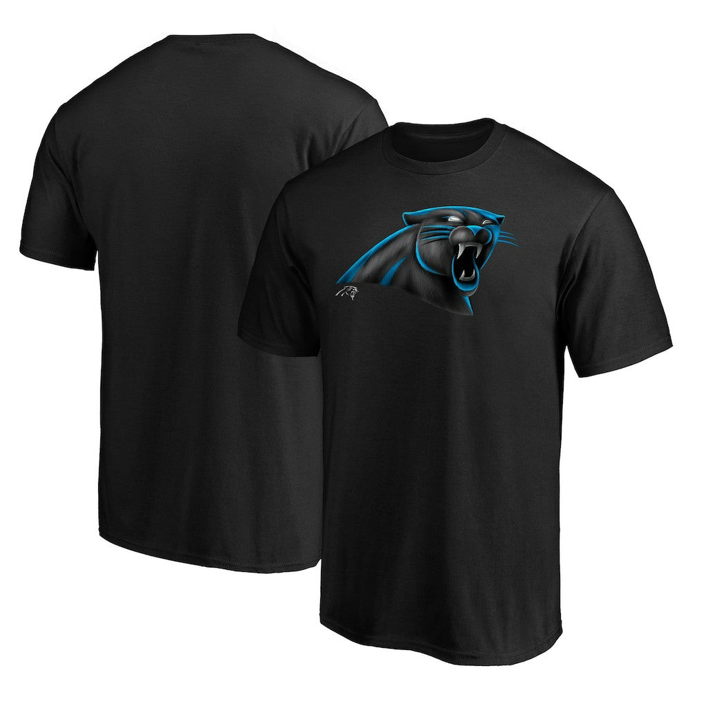 Carolina Panthers  Midnight Mascot Team Logo T-Shirt