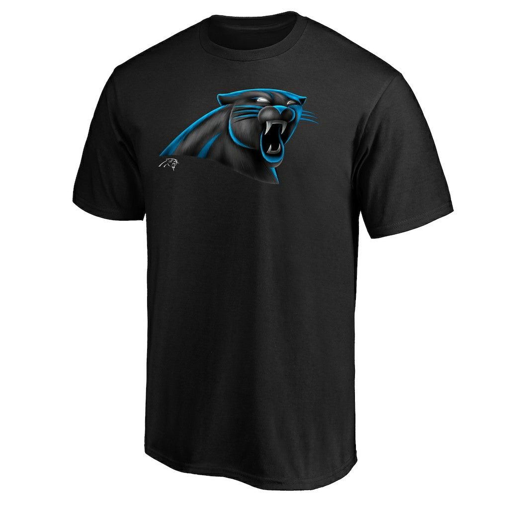 Carolina Panthers  Midnight Mascot Team Logo T-Shirt