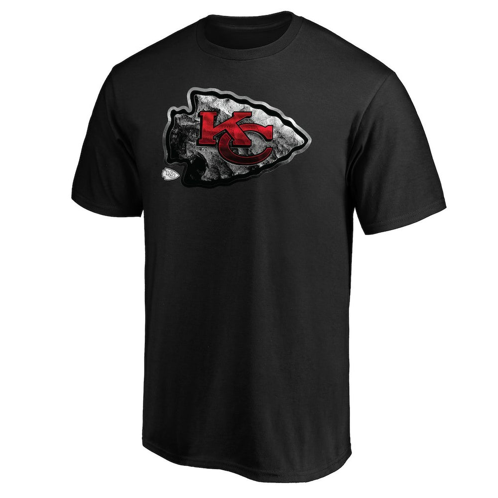 Kansas City Chiefs  Midnight Mascot Team Logo T-Shirt