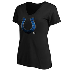 Indianapolis Colts  Women's Midnight Mascot Logo V-Neck T-Shirt