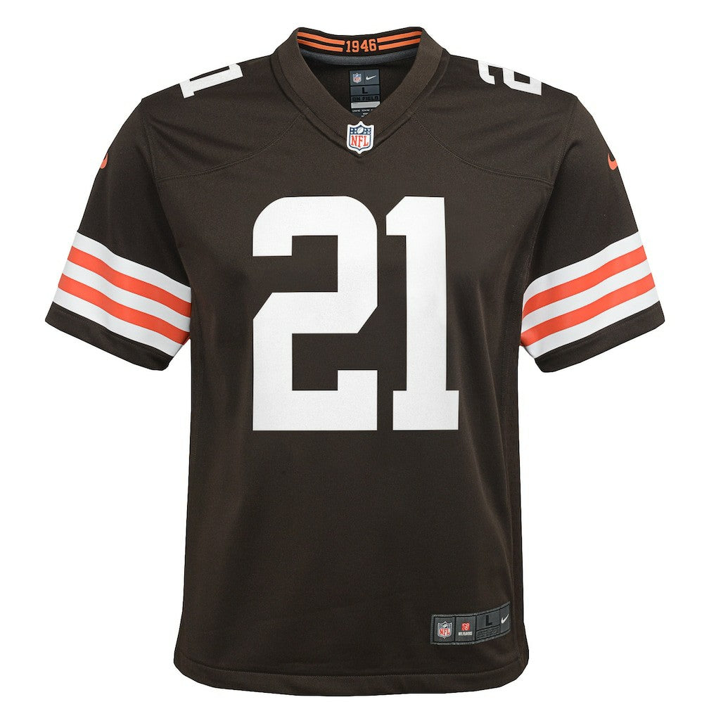 Cleveland Browns Nike Denzel Ward  Youth Game Jersey