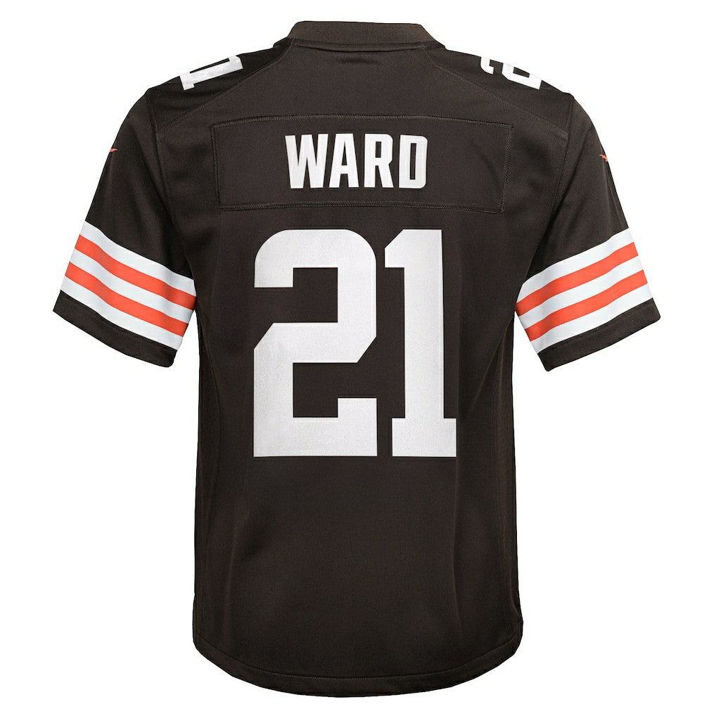 Cleveland Browns Nike Denzel Ward  Youth Game Jersey
