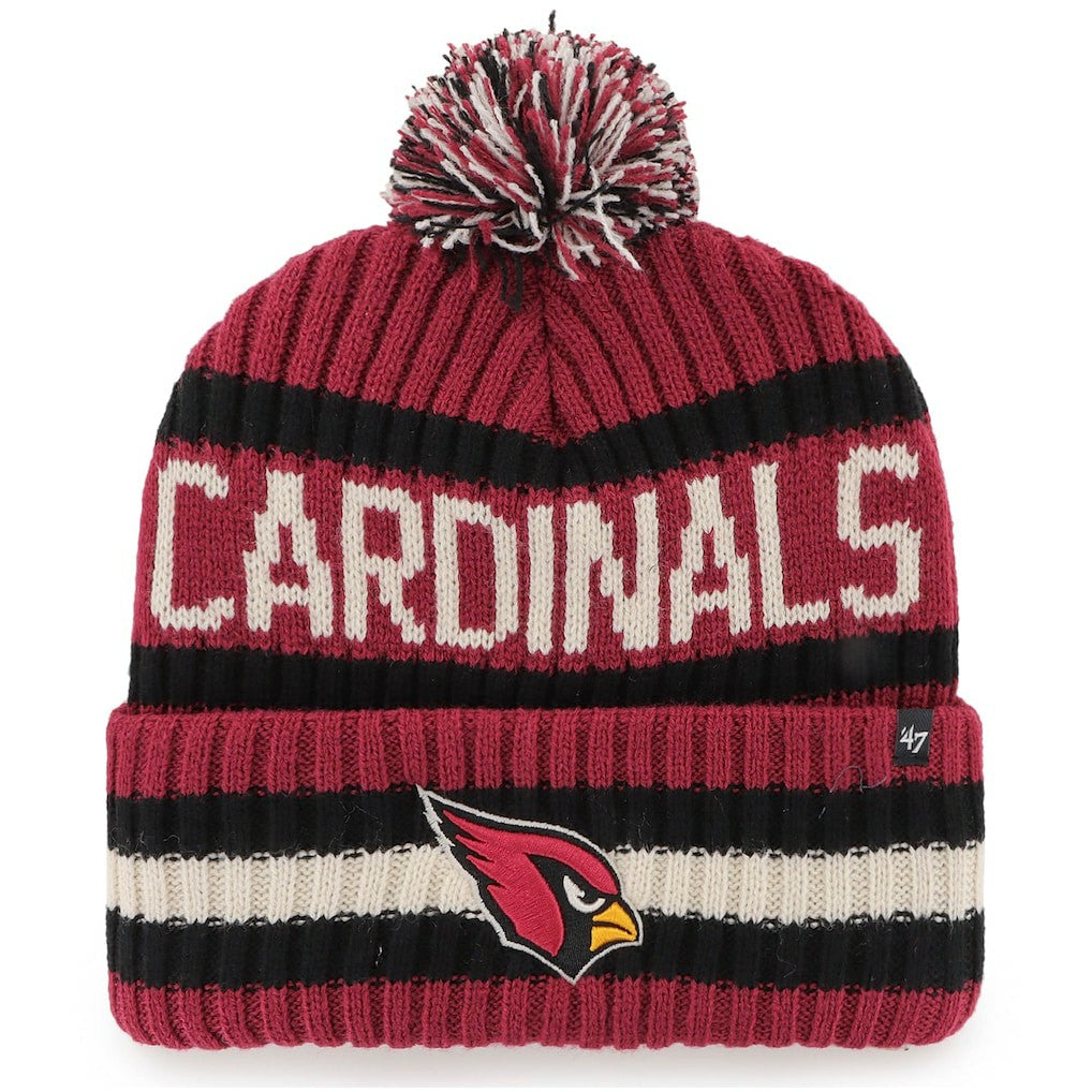 Arizona Cardinals 47 brand '47 Bering Cuffed Knit Hat with Pom
