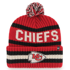Kansas City Chiefs 47 brand '47 Bering Cuffed Knit Hat with Pom
